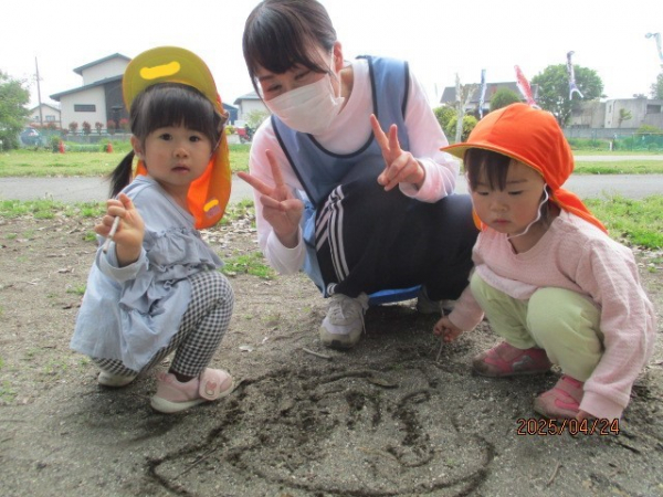 初めてのお外遊び☆