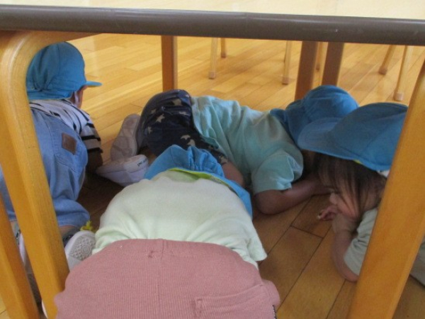 避難訓練を行いました！