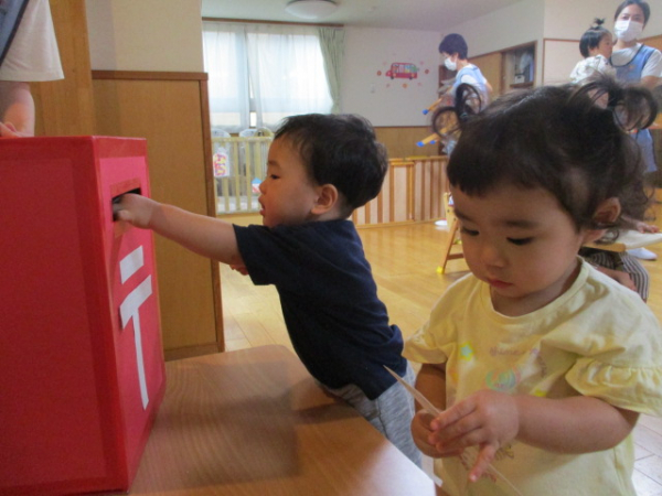 敬老の日のハガキを送ったよ！