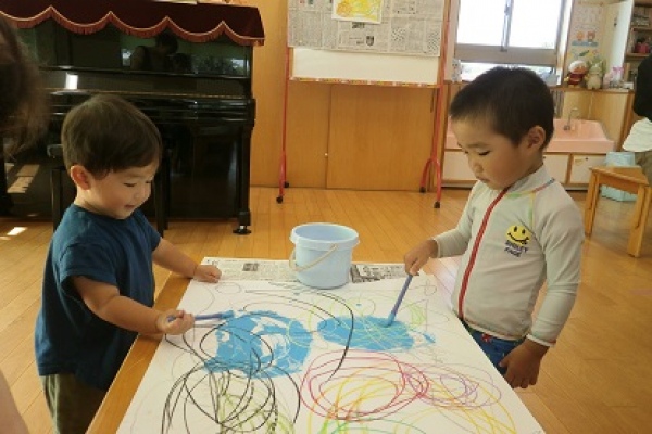 親子教室にこにこルーム9月の様子をお知らせします