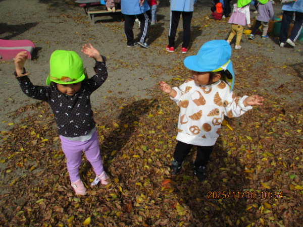 秋を見つけたよ！