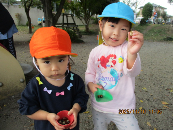 秋を見つけたよ！