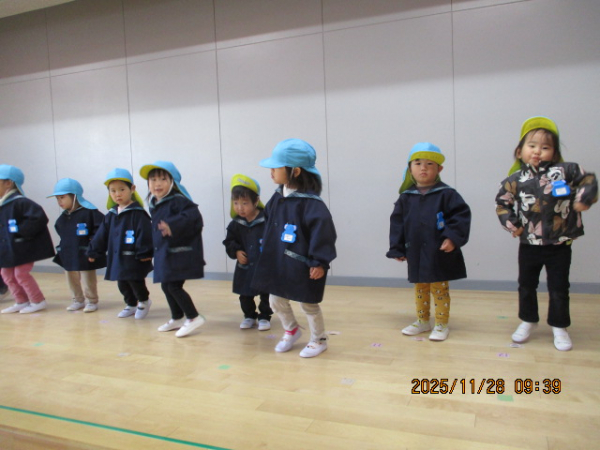 もうすぐ音楽リズム発表会発表会！