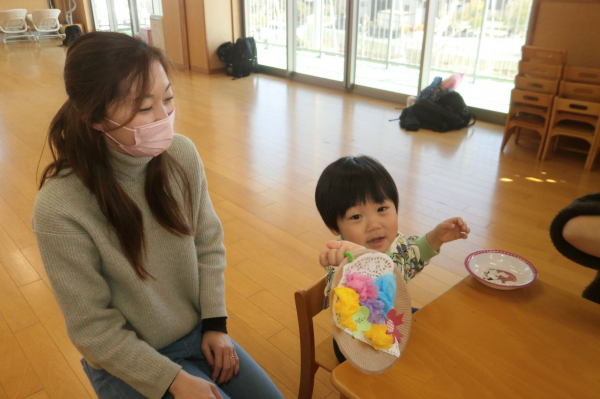 令和7年度　親子教室にこにこルーム3月の様子をお知らせします